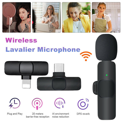 Lavalier Mini Microphone Wireless